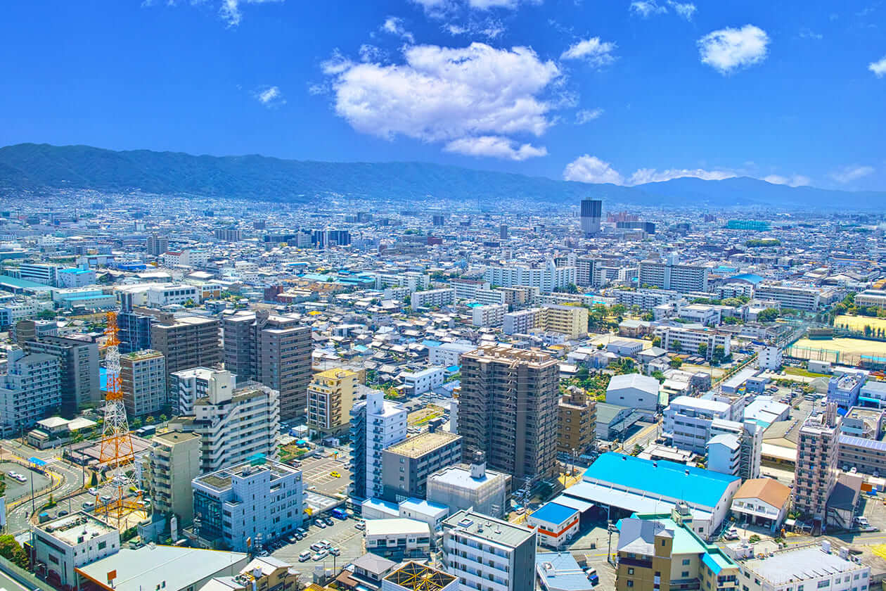 東大阪市の街並み