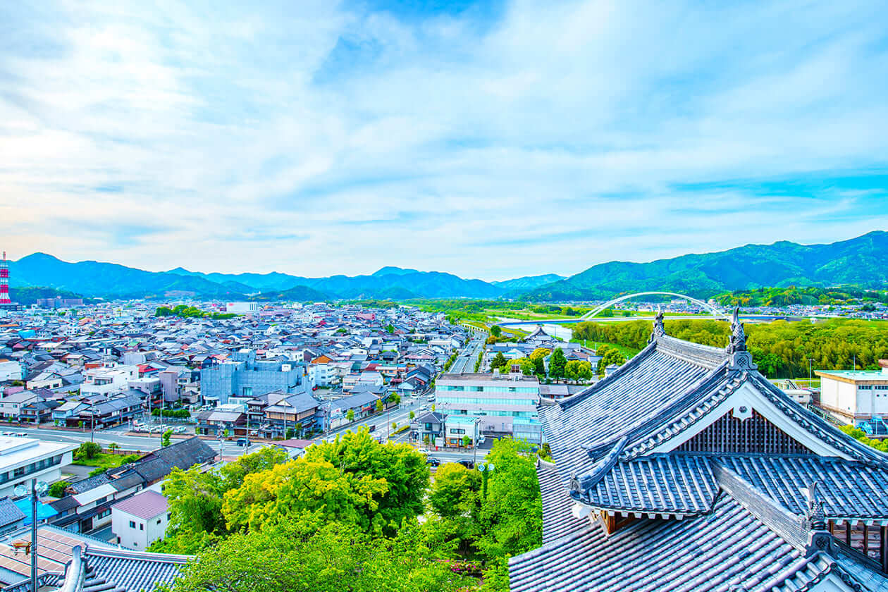 福知山市の街並み